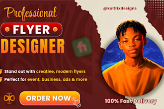 design a professional event flyer