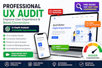 review your website UX and identify conversion issues