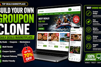 build groupon clone livingsocial gogroopie travelzoo wowcher marketplace website