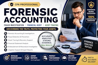 do cpa forensic accounting, fraud investigation, financial audit, asset tracing