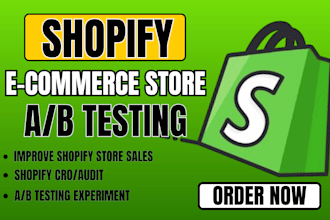 shopify cro, conversion rate optimization, ab testing and checkout optimization