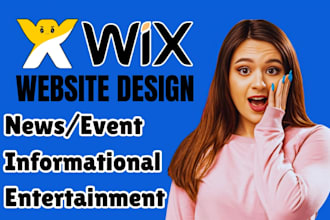 build wix event website news website informational website wix entertainment