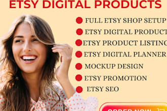 do esty shop setup esty product listing and esty seo setup