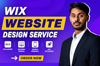 wix website redesign and design business wix site