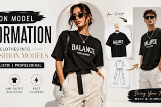 transform your clothing into realistic ai fashion model