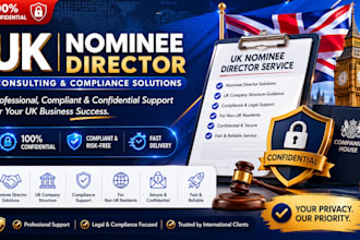 provide UK nominee director consulting and compliance solutions