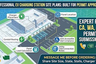 ev charging station layout, ev site plan, charging station design, evse parking