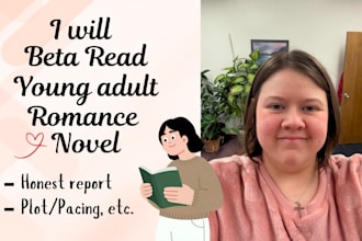 be your ya romance beta reader and write out my honest thought