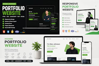 build a responsive portfolio website