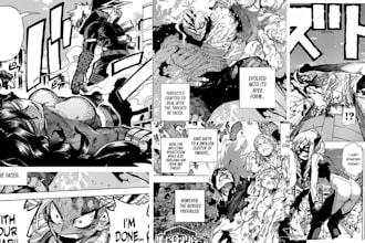 manga comic book page anime manga illustration comic artist webtoon manga artist