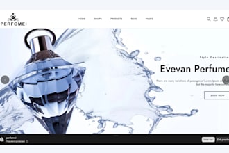 perfume website perfume store fragrance store shopify store perfume shopify per