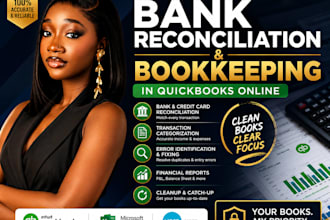 do your bank reconciliation and book keeping in quickbooks online