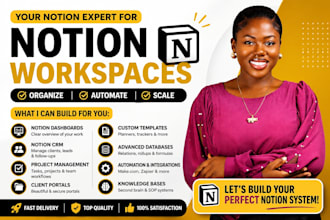 notion template design notion dashboard notion automation notion expert notion