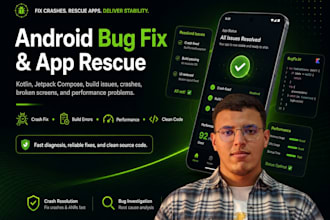 fix bugs, crashes, and issues in your kotlin android app