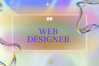 be your web designer