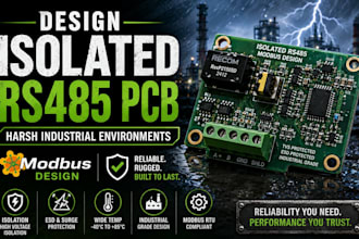 design isolated rs485 pcb harsh industrial environments modbus design