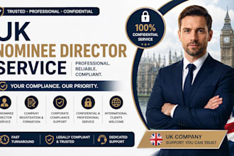 provide a professional UK nominee director service