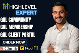 setup ghl community ghl  membership site ghl client portal ghl online course