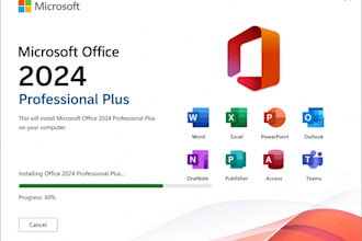 install microsoft office 2024 pro plus on your system