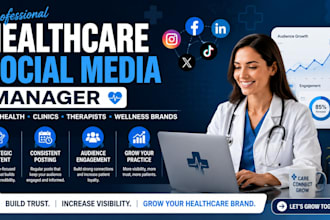 manage social media marketing for healthcare, telehealth and medical practices