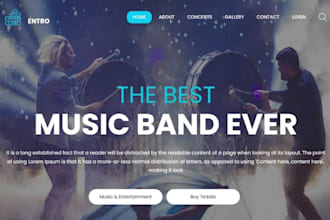 build squarespace musician website music artist website dj band website