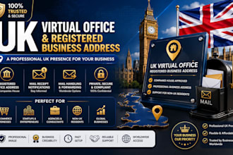 provide UK virtual office and registered business address