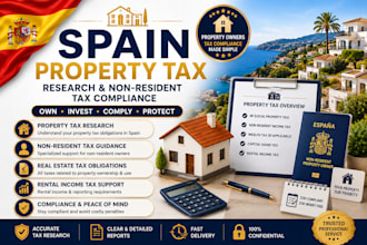 help with spain property tax research and non resident tax compliance
