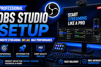 set up obs studio for professional streaming and recording