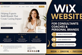 wix website design for consultants coaches entrepreneurs and personal brands