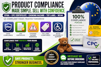 do choking hazard, product compliance, cpc certificate , cpsia toy label, wcag