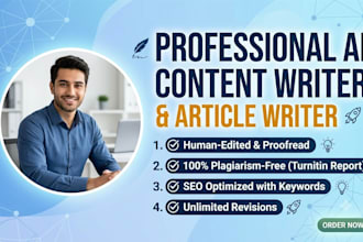 be your professional ai content writer and article writer