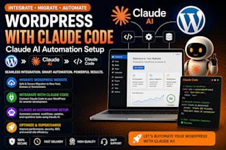 integrate migrate wordpress website using claude code claude ai automation setup