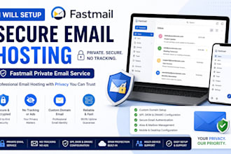 setup fastmail secure email hosting, fastmail private email service no tracking