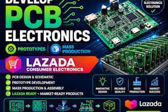 develop pcb electronics prototypes mass production lazada consumer electronics