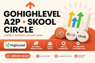 ghl a2p 10dlc skool community management circle so course setup twilio a2p 10dlc