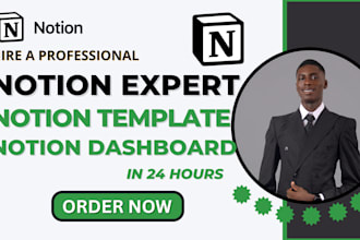 notion expert custom notion template, smartsheet automation notion template