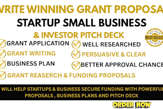 do small business grant writing, nonprofit grant proposal and research