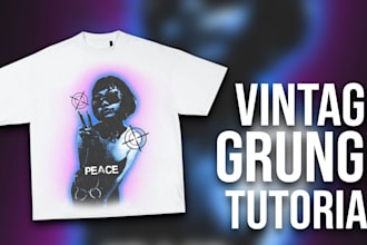 create modern cybersigilism grunge designs for streetwear brands