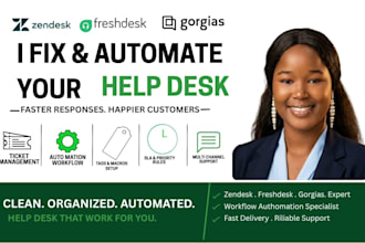 setup fix freshdesk zendesk and gorgias customer support automation issues