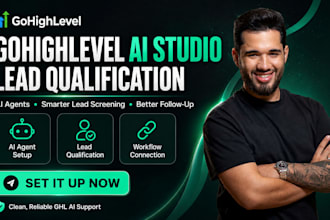 setup gohighlevel ai studio agent gohighlevel CRM workflow automation