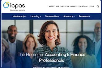 build modern accounting cpa bookkeeping tax credit repair wordpress website