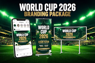 design your world cup 2026 branding kit and graphics