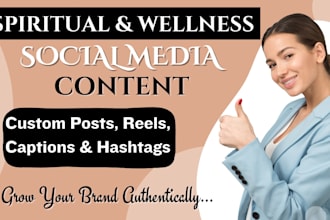 be your instagram wellness and spiritual social media marketing manager