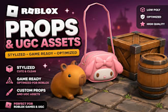 create props or ugcs items for you