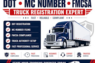 do dot number, mc number, truck registration and fmcsa filing