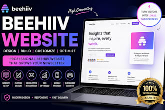 design, build, and optimize your beehiiv website