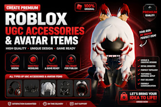 create premium roblox ugc accessories and avatar items