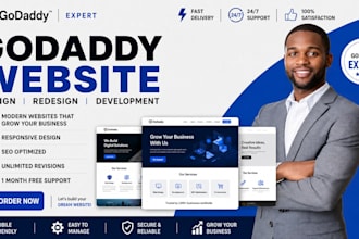 godaddy website design godaddy redesign website development wordpress website