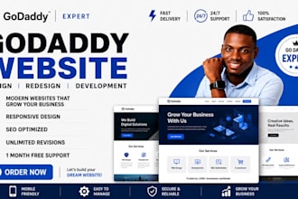 godaddy website design godaddy redesign website development wordpress website