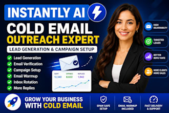 setup instantly ai outreach, lead generation and email campaigns